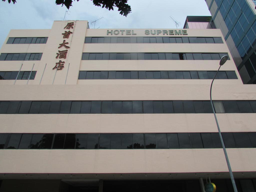 Hotel Supreme Singapore Eksteriør billede